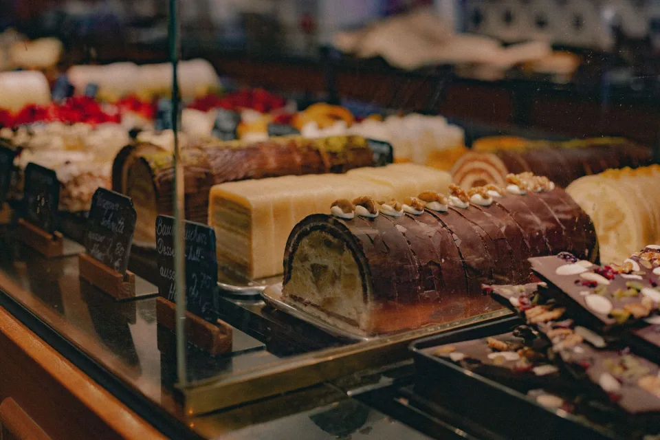 Quầy bánh mì nóng